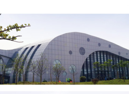 三清山会议中心外景网架工程